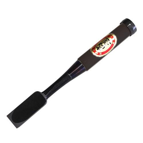 播州三木 高道 高芝郁夫鑿 追入のみ 白鋼 黒檀柄 八分(24mm) 一