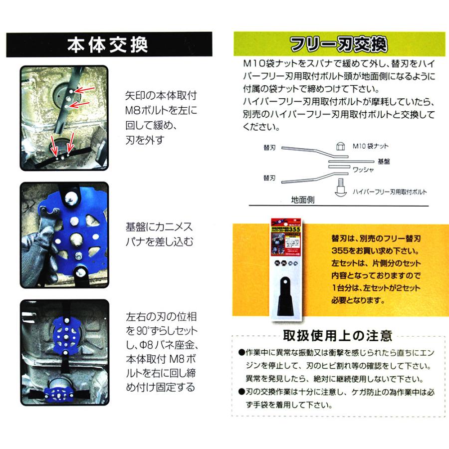 ツムラ ハイパーフリー 700WM ウイングモア用 自走2面あぜ草刈機用