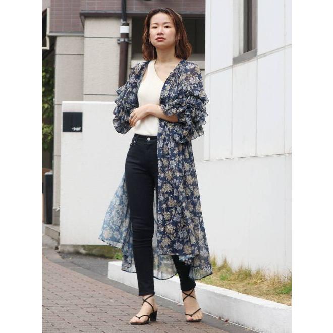 未使用 アンスリード エスニックワンピース エスニックフラワーキャミワンピース[品番：MKSW0035987