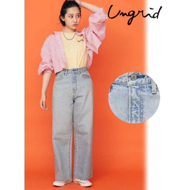 Ungrid /アングリッド ウ゛ィンテージルーズワイドデニム 24春夏 
