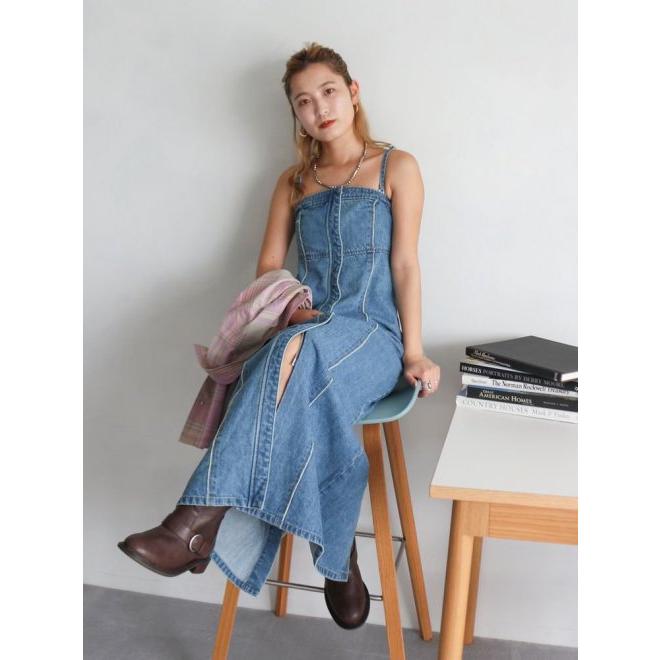 Ungrid（アングリッド） (セール65&OFF&PT5) デニムベアワンピース 25