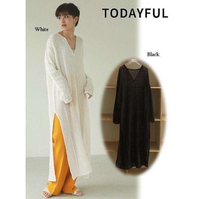 追加予約 Todayful トゥデイフル Mesh Slit Dress 21春夏予約2 マキシワンピース 春受注会 入荷時期 ６月 Hearty Select Yahoo店 通販 Yahoo ショッピング