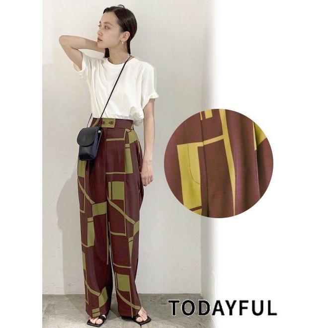 TODAYFUL トゥデイフル Geometric Tuck Trousers www.expressinter.com