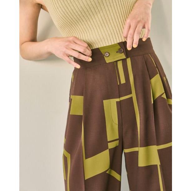 TODAYFUL トゥデイフル Geometric Tuck Trousers www.expressinter.com