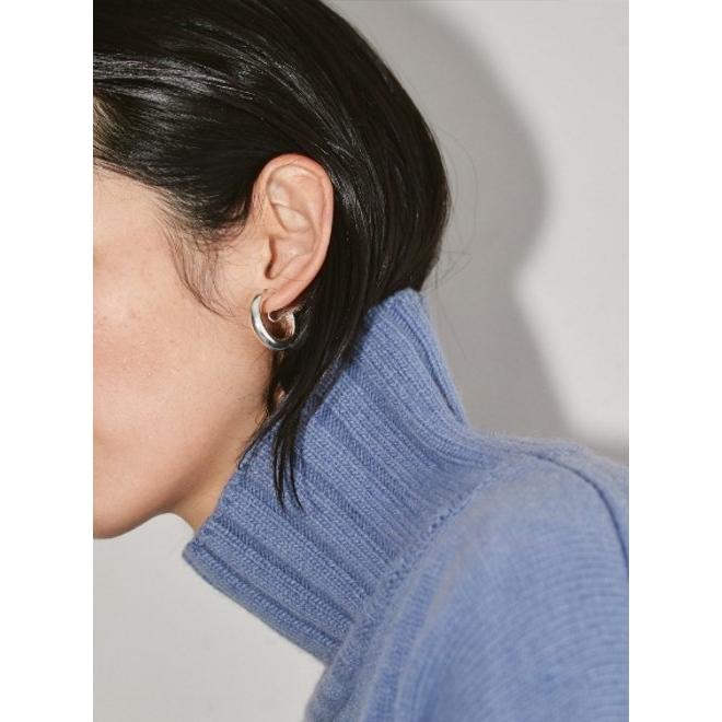 TODAYFUL /トゥデイフル Middle Hoop Earring (Silver925) 25春夏2