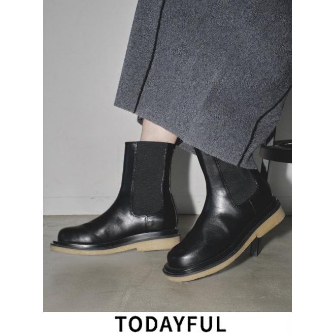 セール20%OFF! TODAYFUL/ トゥデイフル Leather Middle Boots☆ 23秋冬 