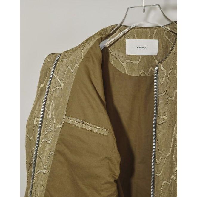TODAYFUL (トゥデイフル） Jacquard Piping Blouson 23秋冬予約 【12310104】ブルゾン 入荷時期：9月中旬〜 TODAYFUL トゥデイフル Jacquard Piping 5cm 6cm 8cm