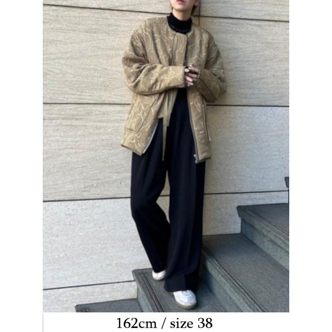 TODAYFUL (トゥデイフル） Jacquard Piping Blouson 23秋冬予約 【12310104】ブルゾン 入荷時期：9月中旬〜 TODAYFUL トゥデイフル Jacquard Piping 5cm 6cm 8cm