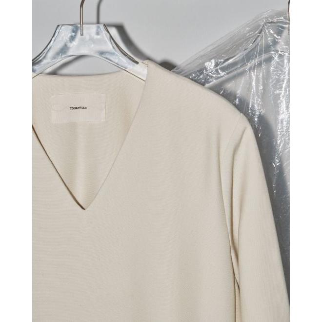 TODAYFUL トゥデイフル Vneck Slit Dress☆ 23秋冬. 12320313 : Hearty