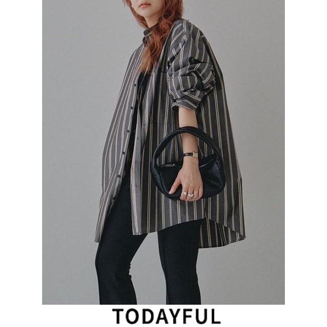 TODAYFUL TODAYFUL/トゥデイフル Stripe Over Shirts☆ 23秋冬