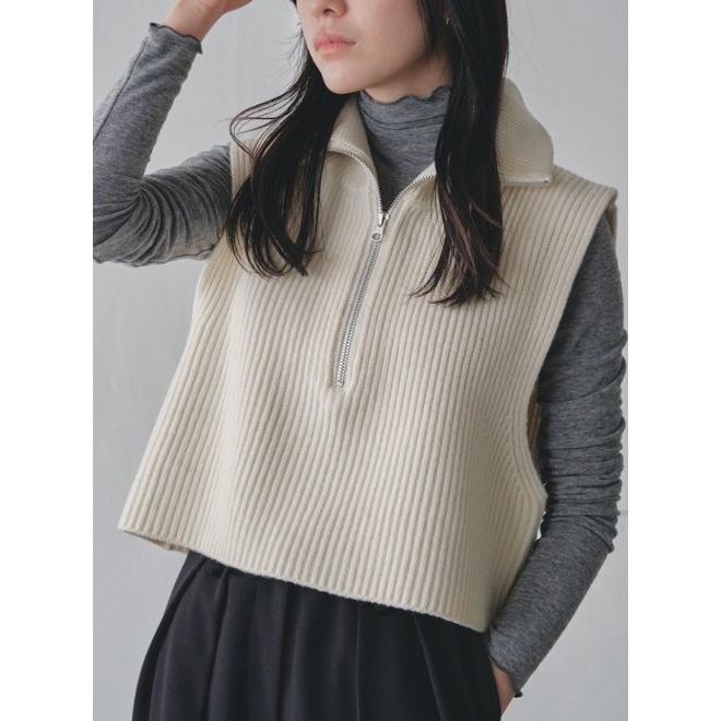 TODAYFUL セール20%OFF! TODAYFUL/トゥデイフル Halfzip Knit Vest 