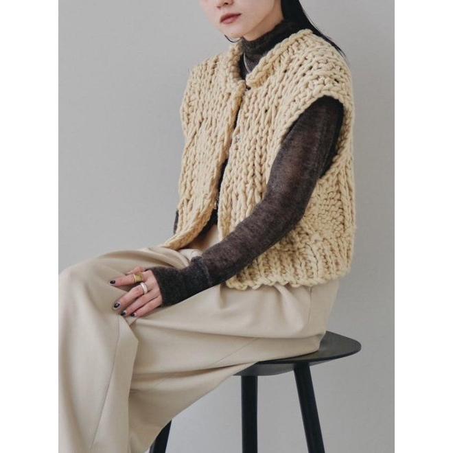 TODAYFUL TODAYFUL/トゥデイフル Chunky Hand Knitvest☆ 23秋冬 TODAYFUL TODAYFUL/トゥデイフル Chunky Hand Knitvest☆ 23秋冬