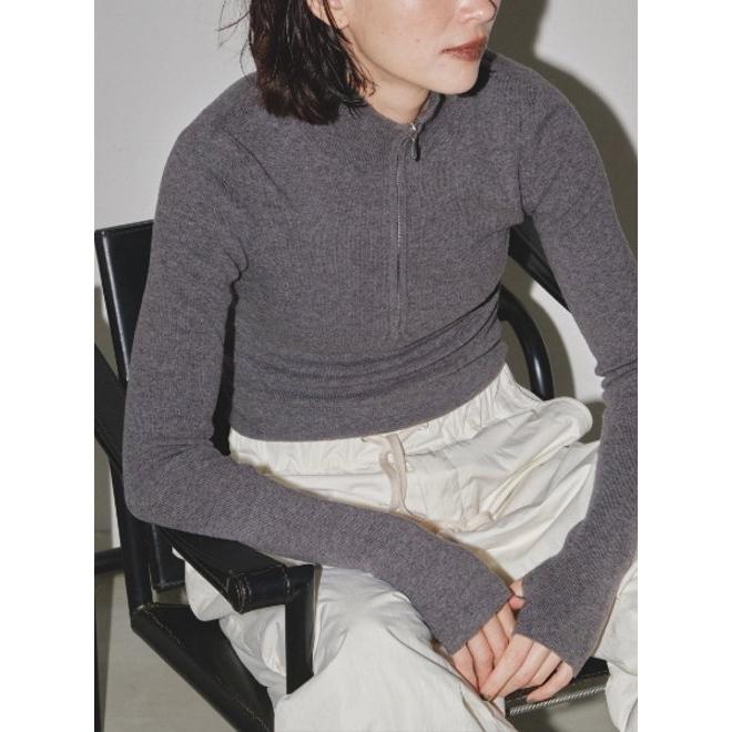 TODAYFUL (セール20%OFF) / トゥデイフル Halfzip Rib Knit☆ 24秋冬