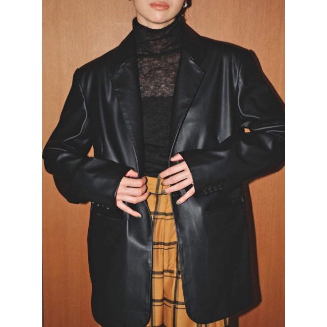 TODAYFUL トゥデイフル Ecoleather Tailored Jacket☆ 23秋冬 TODAYFUL トゥデイフル Ecoleather Tailored Jacket☆ 23秋冬