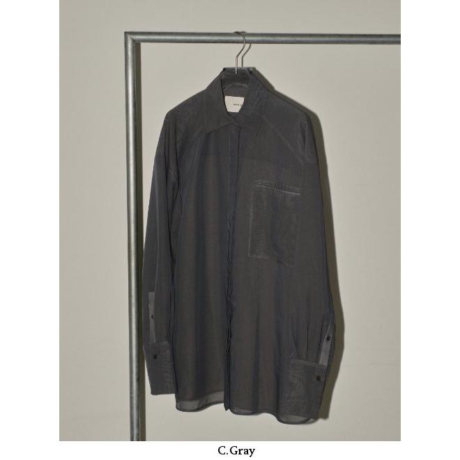 トップス todayful Organdy Over Shirts TODAYFUL/トゥデイフル】Organdy Over Shirts/オーガンジー