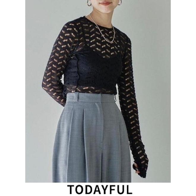 TODAYFUL トゥデイフル Jacquard Bodysuit ☆ 24春夏 12410611 TODAYFUL トゥデイフル Jacquard Bodysuit ☆ 24春夏 12410611