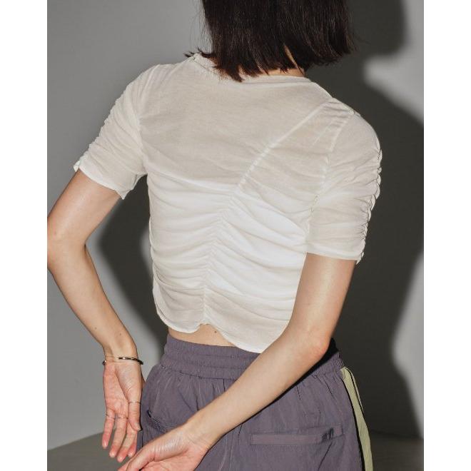 TODAYFUL トゥデイフル Sheer Shirring T-shirts ☆ 24春夏予約