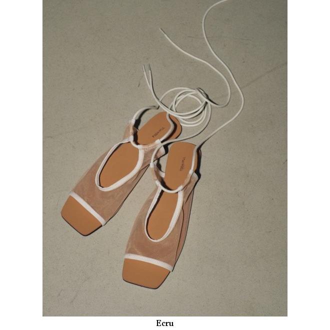 TODAYFUL トゥデイフル Laceup Mesh Sandals ☆ 24春夏 12411013