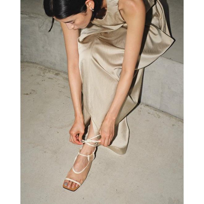 【未使用】TODAYFUL Laceup Mesh Sandals ブラック38 TODAYFUL トゥデイフル Laceup Mesh Sandals ☆ 24春夏 12411013