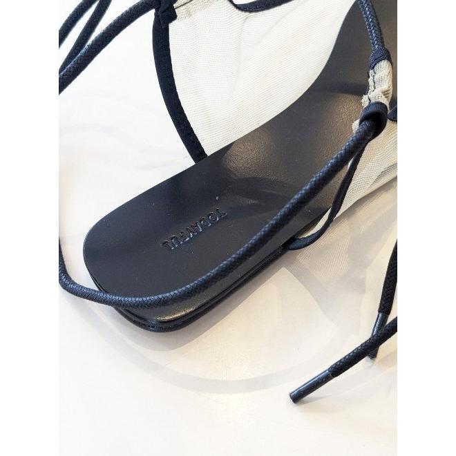 【未使用】TODAYFUL Laceup Mesh Sandals ブラック38 TODAYFUL トゥデイフル Laceup Mesh Sandals ☆ 24春夏 12411013