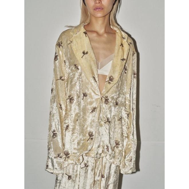 ジャケット・アウター todayful Embroidery Velour Jacket 36 todayful Embroidery Velour Jacket36 todayful Embroidery