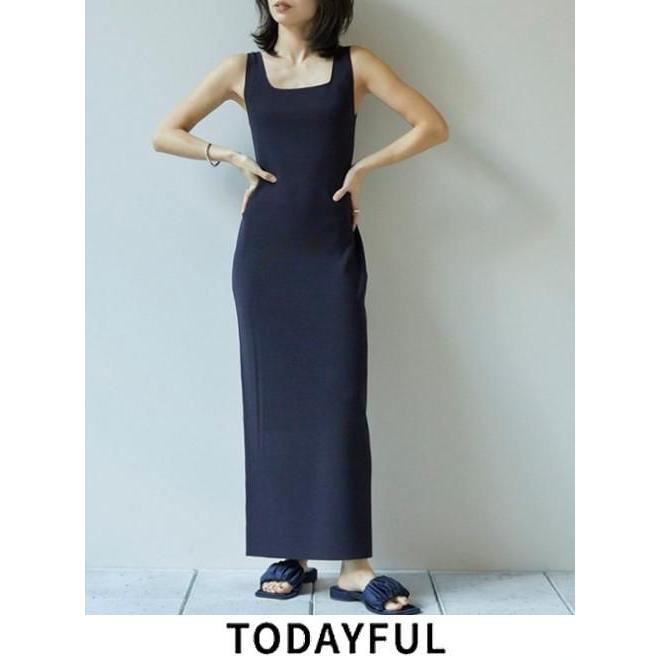 TODAYFUL (セール30%OFF) /トゥデイフル Squareneck Knit Dress☆ 24 