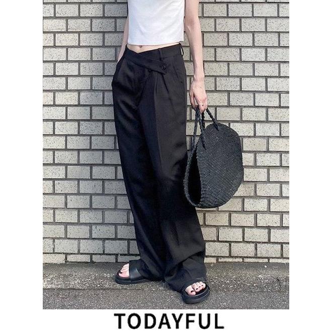TODAYFUL (セール50%OFF) /トゥデイフル Asymmetry Twill Trousers