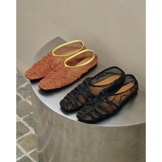 TODAYFUL / トゥデイフル Sheer Gather Flatshoes 24秋冬 12421030 