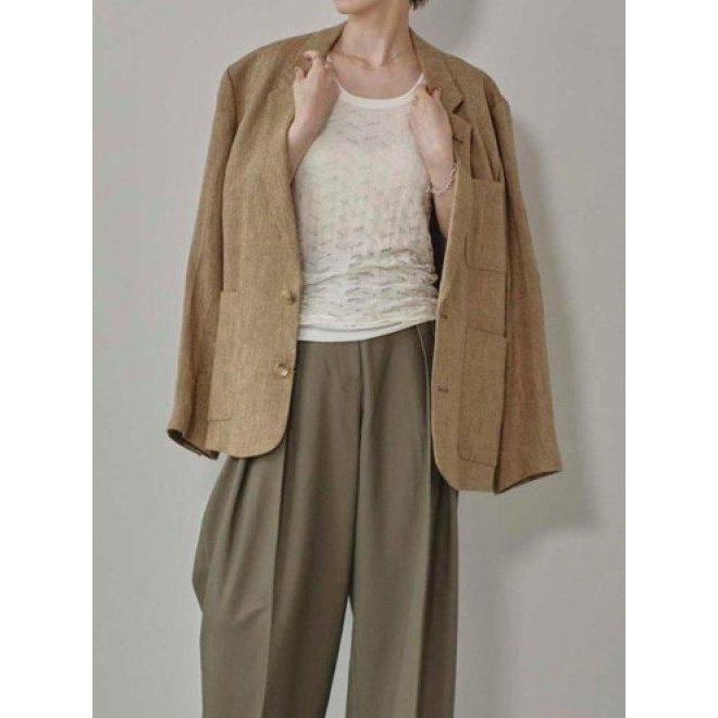 TODAYFUL トゥデイフル Boyfriend Linen Jacket☆ 25春夏 TODAYFUL トゥデイフル Boyfriend Linen Jacket☆ 25春夏
