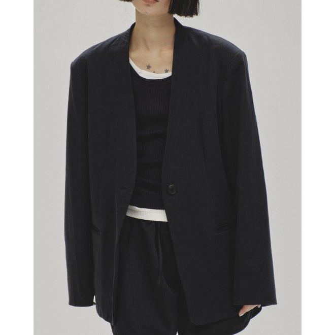 TODAYFUL トゥデイフル Collarless Twill Jacket☆ 25春夏予約 