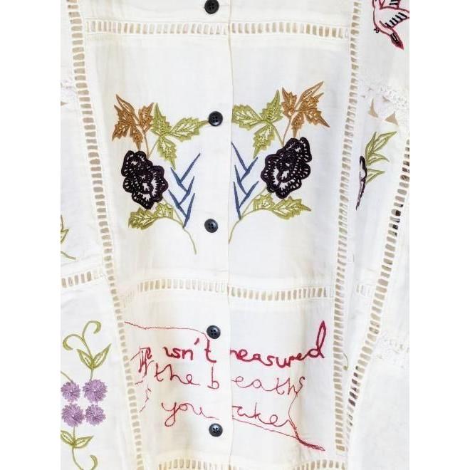 TODAYFUL トゥデイフル Embroidery Patchwork Shirts☆ 26春夏