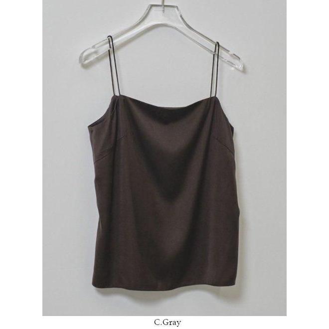 TODAYFUL - todayful Matte Satin Camisole チャコール TODAYFUL (セール40%OFF) トゥデイフル Matte Satin Camisole☆ 25春夏