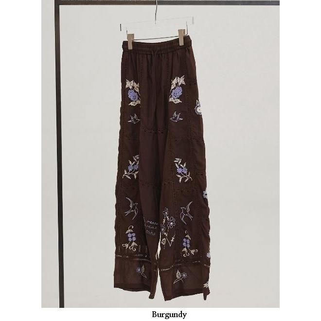 TODAYFUL / トゥデイフル Embroidery Patchwork Trousers☆ 26春夏