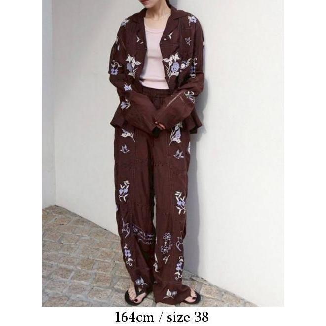 TODAYFUL / トゥデイフル Embroidery Patchwork Trousers☆ 26春夏