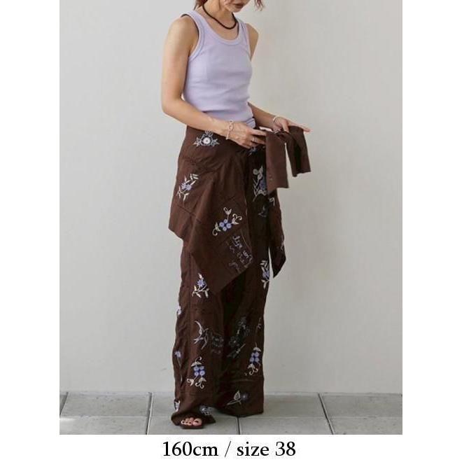 TODAYFUL / トゥデイフル Embroidery Patchwork Trousers☆ 26春夏