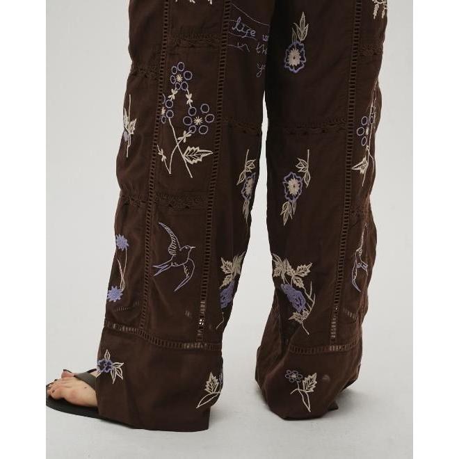 TODAYFUL / トゥデイフル Embroidery Patchwork Trousers☆ 26春夏