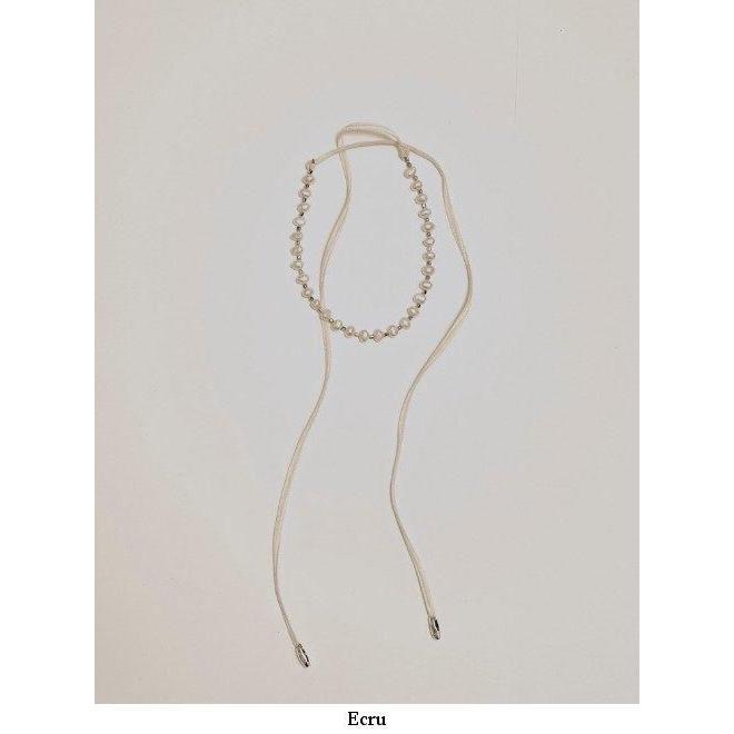 TODAYFUL (最終セール20%OFF) トゥデイフル Pearl Ribbon Choker☆ 25