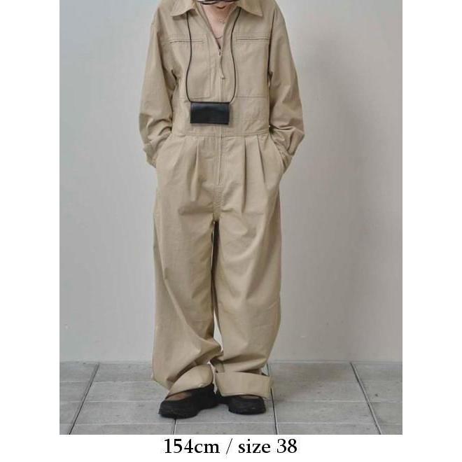 TODAYFUL (最終セール20%OFF) トゥデイフル Twill Zip Combinaison