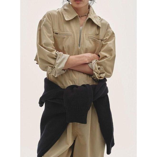TODAYFUL (最終セール20%OFF) トゥデイフル Twill Zip Combinaison