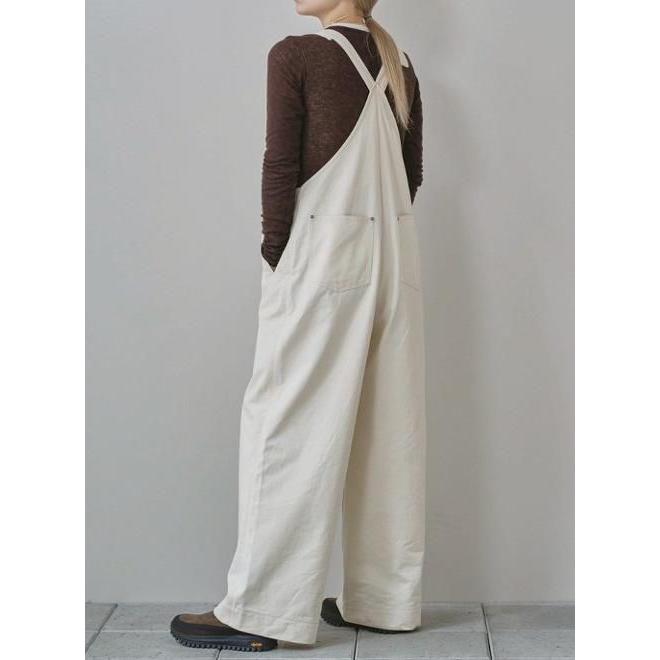 TODAYFUL トゥデイフル Frontzip Twill Salopette☆ 25秋冬.予約