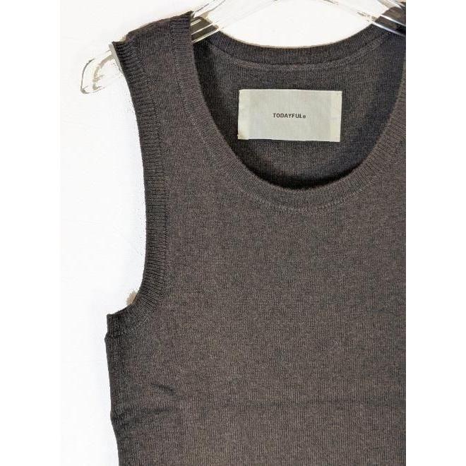 TODAYFUL / トゥデイフル Roundhem Knit Tanktop 25秋冬 12520503 