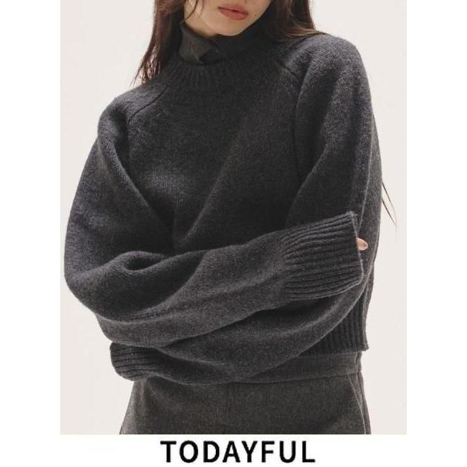 TODAYFUL トゥデイフル Wool 100% Raglan Knit☆ 25秋冬.予約 12520520