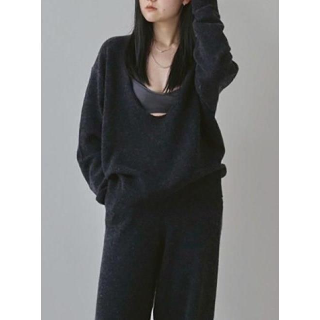 TODAYFUL トゥデイフル Uneck Cashmere Knit 25秋冬.予約 12520526