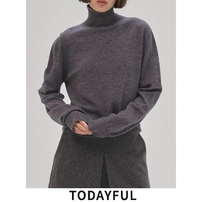 TODAYFUL (最終セール20%OFF) トゥデイフル Wool Cashmere Turtle Knit