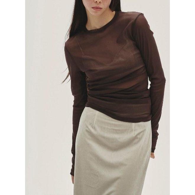 TODAYFUL (最終セール30%OFF) トゥデイフル Asymmetry Mesh Tops☆ 25