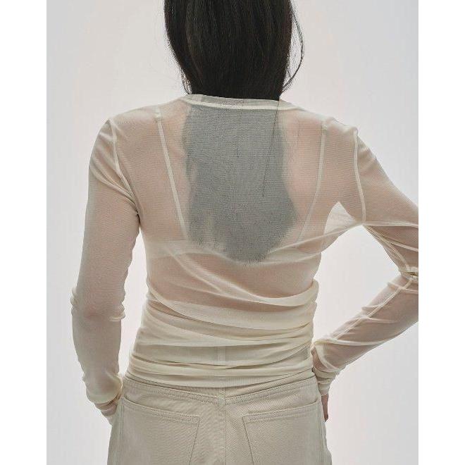 トップス todayful Asymmetry Mesh Tops TODAYFUL (冬セール20%OFF) トゥデイフル Asymmetry Mesh Tops☆ 25