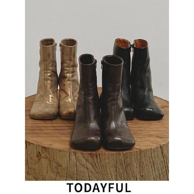 TODAYFUL (最終セール20%OFF) / トゥデイフル Square Short Boots 25 