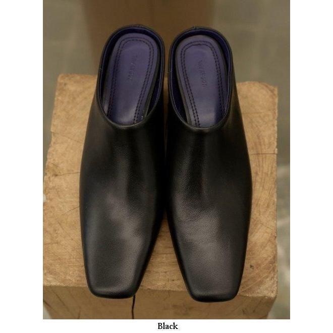 TODAYFUL トゥデイフル Squaretoe Leather Sabot☆ 26秋冬予約