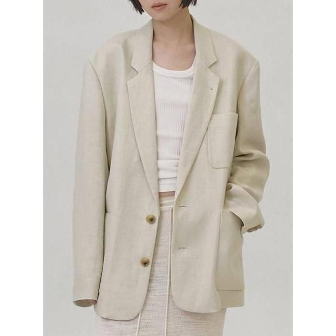 TODAYFUL トゥデイフル Boyfriend Linen Jacket☆ 26春夏 12610107