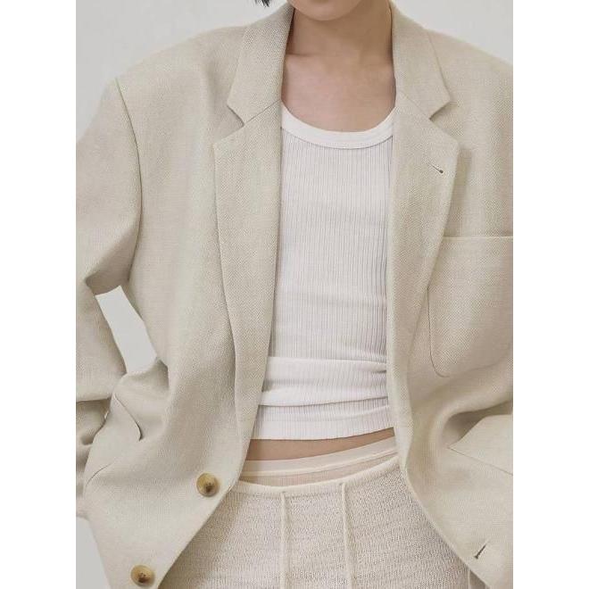 TODAYFUL トゥデイフル Boyfriend Linen Jacket☆ 26春夏 12610107